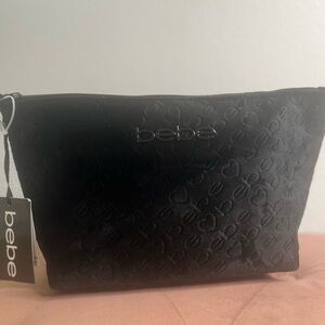 Bebe Velvet Travel Toiletry Bag NWT